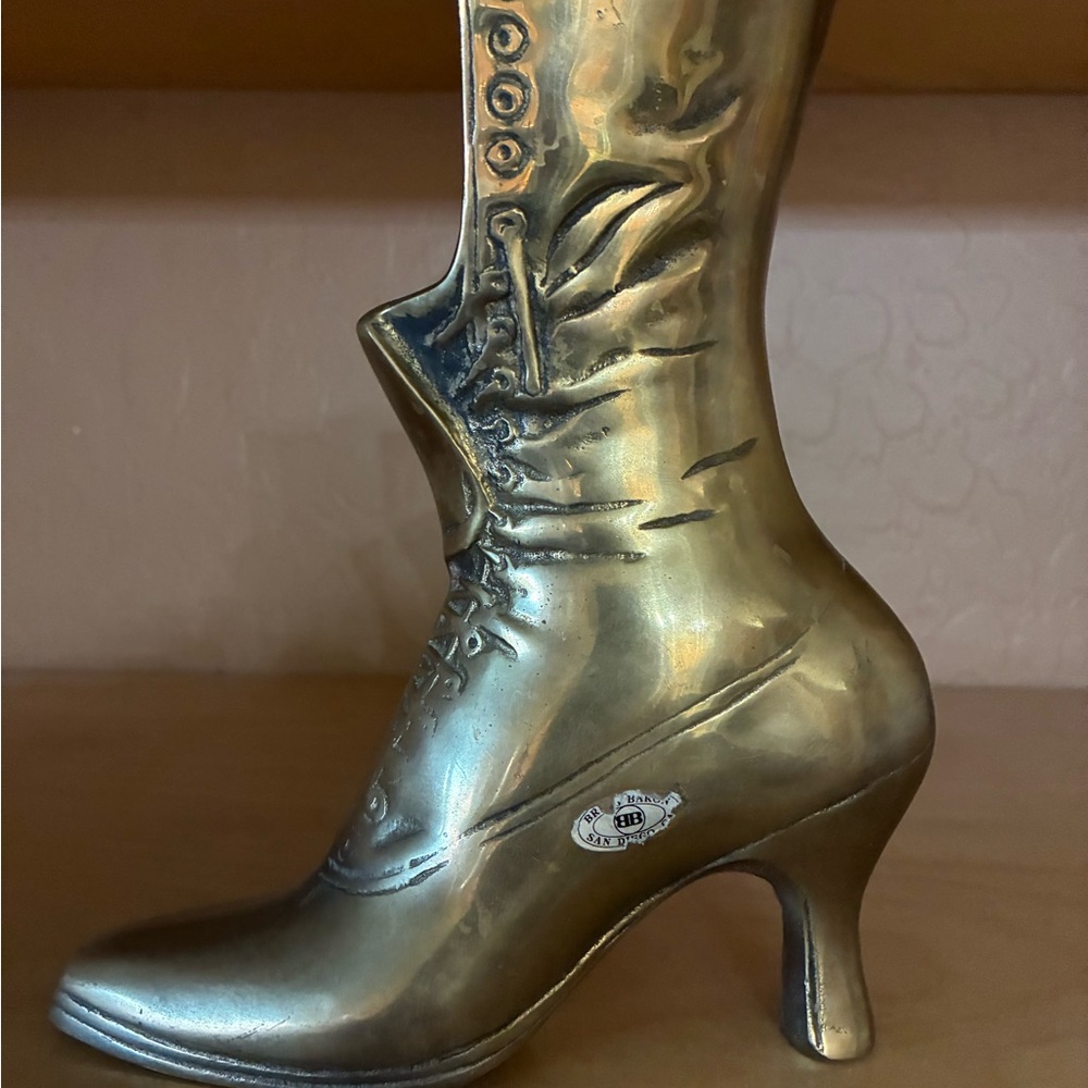 Victorian Lady’s Vintage Brass Boot